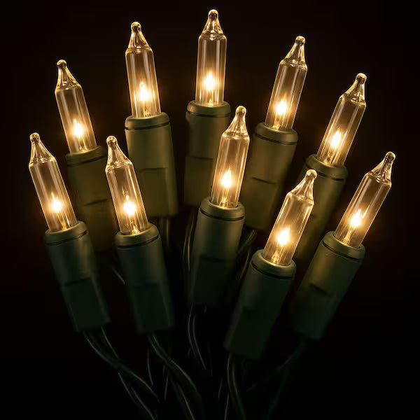 3 PACK - 20 ft. Clear Christmas String Lights – 100 Count | Indoor/Outdoor Holiday Decor